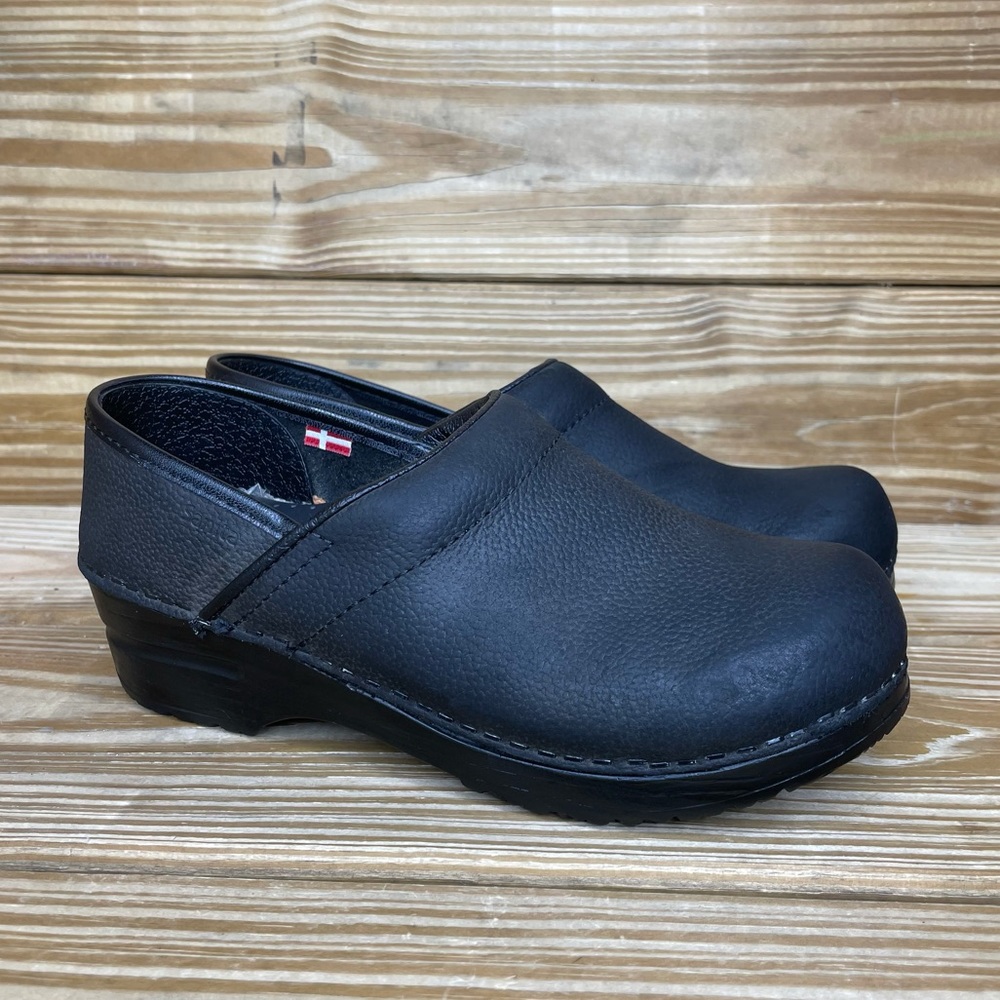 Sanita Leather Work Clogs